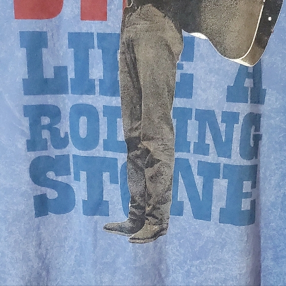 BOB DYLAN LIKE A ROLLING STONE VINTAGE STYLE T SHIRT. MENS Sz:L 100% COTTON. - Picture 6 of 8